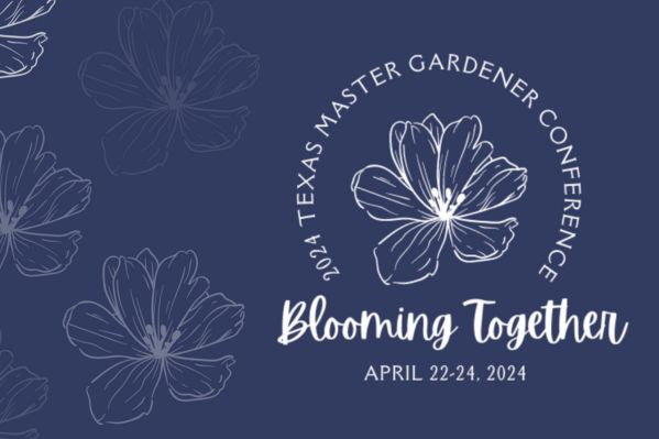 Blooming Together Texas Master Gardener Conference Logo